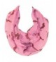 Silver Fever Trendy Handlebar Mustache Infinity Scarf - Fuchsia - CI11F54XAY5