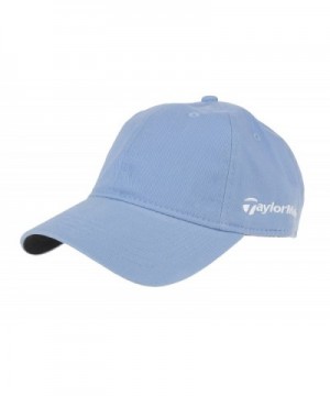 Taylormade Womens Front Hit 100% Cotton Twill Relaxed Cap - Light Blue - CB12DVM0AD1