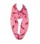 Hipster Handlebar Mustache Infinity Fuchsia in Fashion Scarves