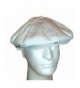 Dorfman Pacific 2K Newsboy Cap 8/4 Cotton Blend Gatsby - White - CM11ZP1GBO5