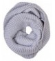 Simplicity Men / Women Knit Infinity Scarf- Solids & Patterned - Light Grey_b12100117 - CQ11B544U6R