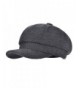 VOBOOM 8 Panel Wool Tweed newsboy Gatsby IVY Cap Golf Cabbie Driving Hat Herringbone - 311-dark Grey - CE18034LYGW