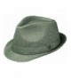 Dorfman Pacific Fashion HERRINGBONE FEDORA - Grey - CO11C8RNIIL