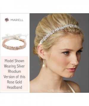 Mariell Crystal Cluster Wedding Headband