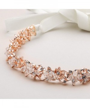 Mariell Crystal Cluster Wedding Headband in  Women's Headbands in  Women's Hats & Caps