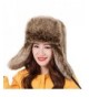 Dikoaina Faux Fur Snow Trapper Hat with Ear Flap for Skiing Head Circumference 22"-22.8" - Raccoon - CI12O8JKD0A