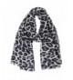 ScarvesMe Women's Animal Print Leopard Oblong Scarf - Grey - CQ11V2QNJ4R