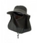 UV 50+ Talson Large Bill Flap Hat with Detachable Inner Flap - Olive - C311FITPJA5