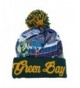 Green Bay Winter Picture City View Beanie Skull Cap - CQ12N7F6XGA