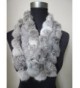 Rabbit Scarf Protect Cervical natural in Cold Weather Scarves & Wraps