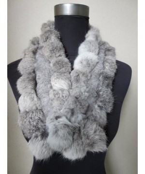 Rabbit Scarf Protect Cervical natural in Cold Weather Scarves & Wraps