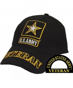 United States Army Veteran II Black Hat Cap USA - CC11COQCARP