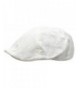 Panel Linen Duckbill Summer WHITE in Men's Newsboy Caps