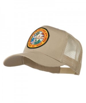 Florida State Patched Mesh Cap - Khaki - CP11Q3T2W1J