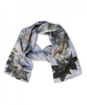 Earth Accessories Handmade Eco-Friendly Silk Scarf - Earth Tones - CI186K8IT0R