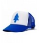 Dippers Blue Pine Tree Unisex-Adult Trucker Hat -One-Size Royal/White - C711FOMR64T