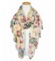 Herebuy Printed Lightweight Scarves Beige01