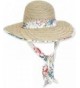 Sun 'N' Sand - Caribbean Joe Sun Women Hat Rush Straw Wide Brim - Breeze - White - CJ12ER7LVK1
