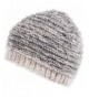 Nirvanna Designs CH610 Speckle Knit Beanie with Fleece - Ash - CZ11H7RC2DT