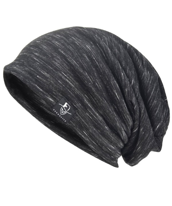 VECRY Men Slouch Hollow Beanie Thin Summer Cap skullcap - Multi-black - CN17Z7IL6WW