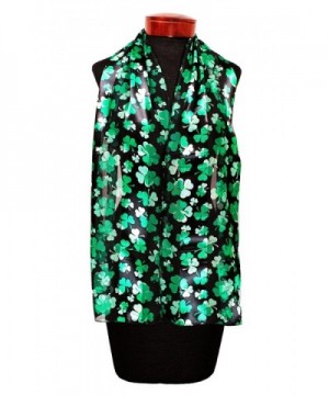 St.patrick's Shamrock Scarf One Size St. Patrick Design w/ Gift Pack By Knitting Factory - Black-os3012 - CR180233TD3