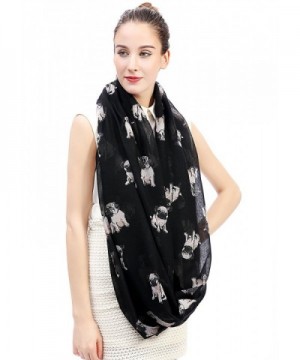 Lina Lily Print Womens Infinity in Fashion Scarves