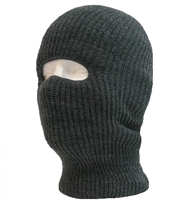 1 Hole Knit Tactical Ski Mask Beanie Monkey Caps by Decky (Charcoal Grey) - CG116WYMWBF