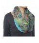 Seamaidmm Fashion Peacock Feather Infinity in Fashion Scarves