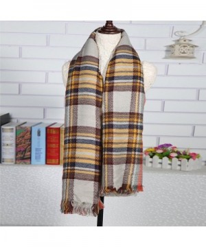 Guans Plaid Checked Tartan Scarf in Fashion Scarves