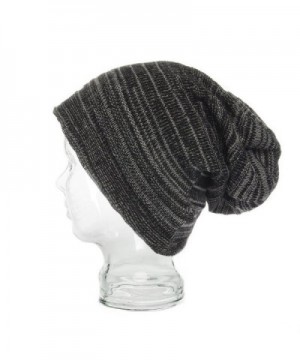 DG Hill Stripped Lightweight toboggan - Gray/Black - C0188HHATKC