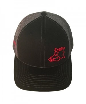 Sniper Pig Black and Red Snapback Hat - C912IJPCIH7