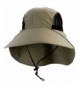 Juniper Large Bill Flap Cap with Mesh Sides - Olive - C611LV4H6PN