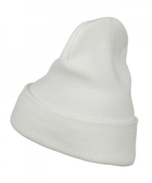 Stretch Plain Cuff Long Beanie