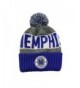 ChoKoLids Football City Pom Beanie Premium Embroidered Patch Winter Soft Thick Beanie Skully Hat - Memphis - CE1873GKXMM