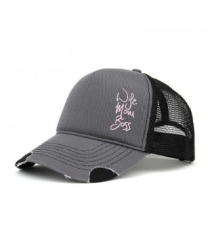 Wife Mom Boss Trucker Cap - Grey-black - CZ182DYIW96