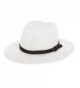 Aerusi Coral Jones Women&AEligs Floppy Straw Hat Fedora - White - CP126BIVUCD