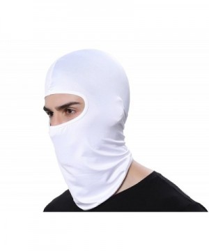 Ganway GAMWAY Ski Mask Balaclava Hood Skullies Beanies Outdoor Sports Cycling Hat - White - CR17YLDYMXA