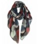 GERINLY Scarf Wrap - Ladies Fashion Oblong Scarves Evening Primrose Flowers Shawls - Black - CX12MFDDM0V